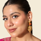 Antique heart earring
