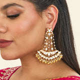 Mother of pearl chandelier earring