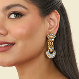 MOTHER OF PEARL LONG EARRING