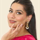 MOTHER OF PEARL LONG EARRING