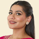 Moti phool Studs
