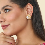 Moti phool Studs