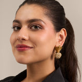 Gulabi Pearl Jhumki