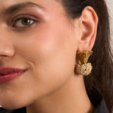 Gulabi Pearl Jhumki