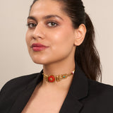 Surkhi Motif Choker