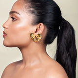 Ribbon Of Love Studs