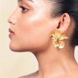 Floral Charm Studs